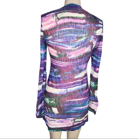 Colorful cardigan sweater M - Picture 2 of 3